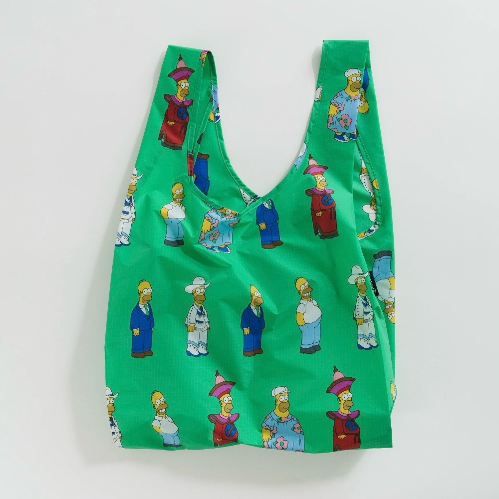 Simpsons Character Baggu Green Standard Reusable Tote Bag